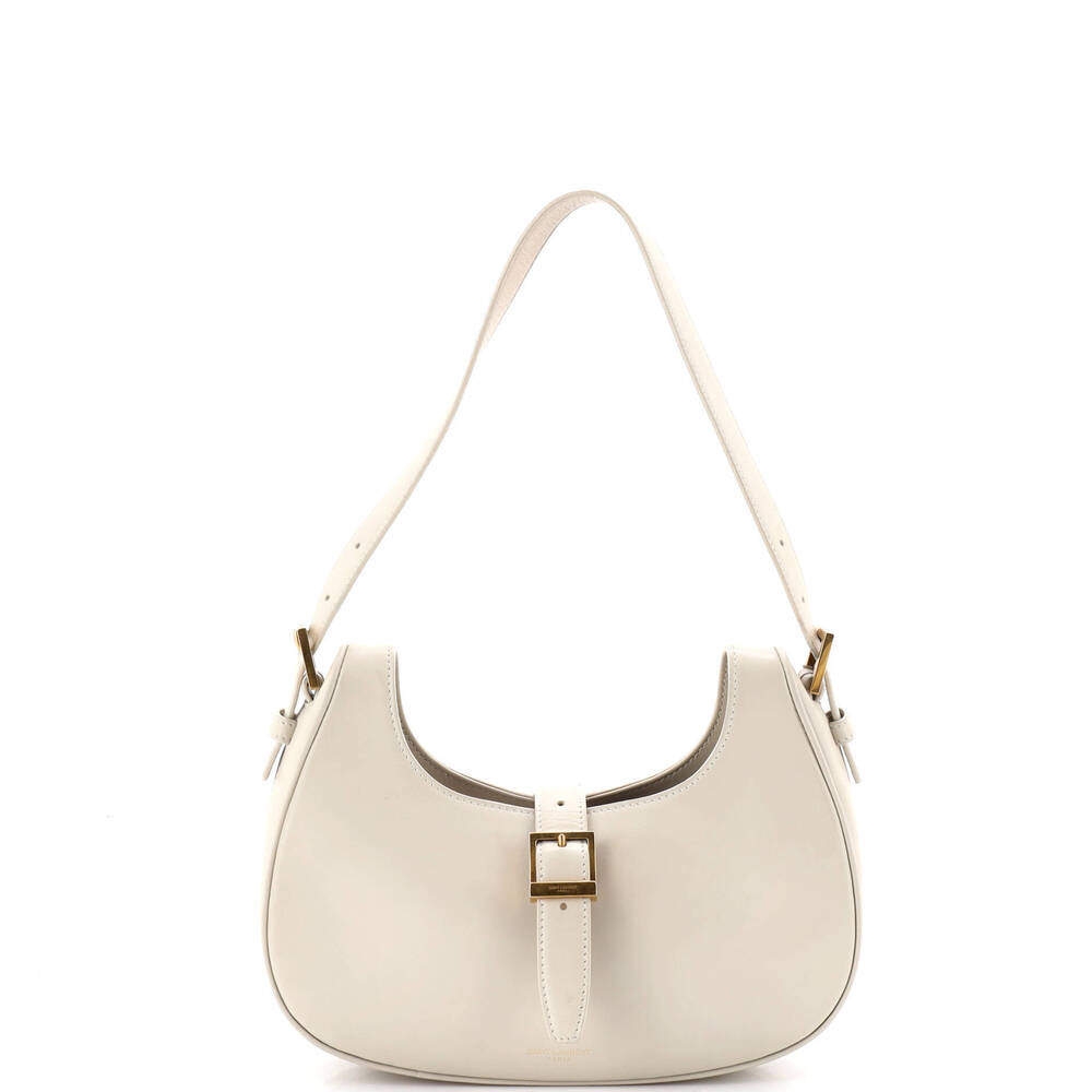 Saint Laurent Le Fermoir Hobo Shiny Leather